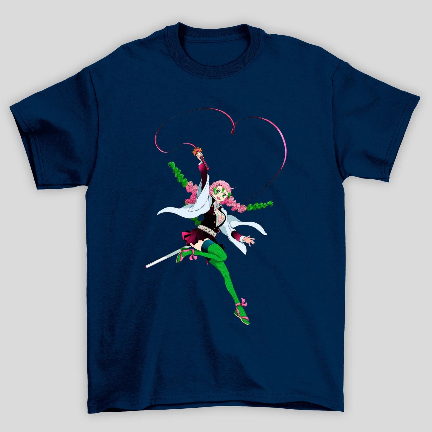 Camiseta Básica Unissex Mitsuri Demon Slayer