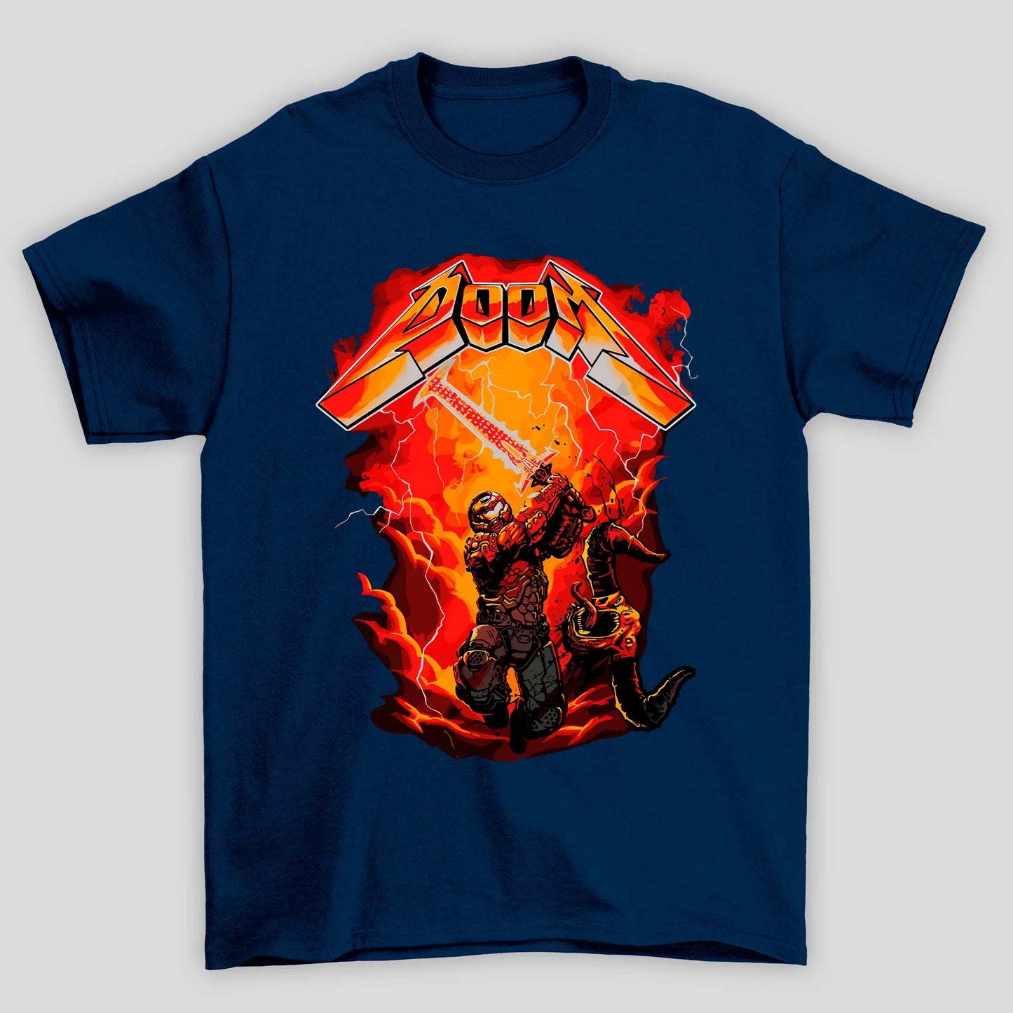 Camiseta Básica Unissex Doom Attack