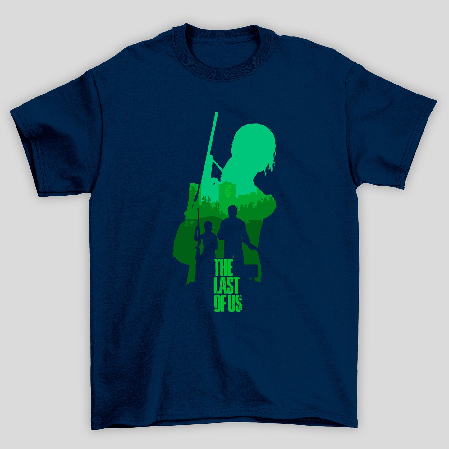 Camiseta Básica Unissex The Last Of Us Silhueta