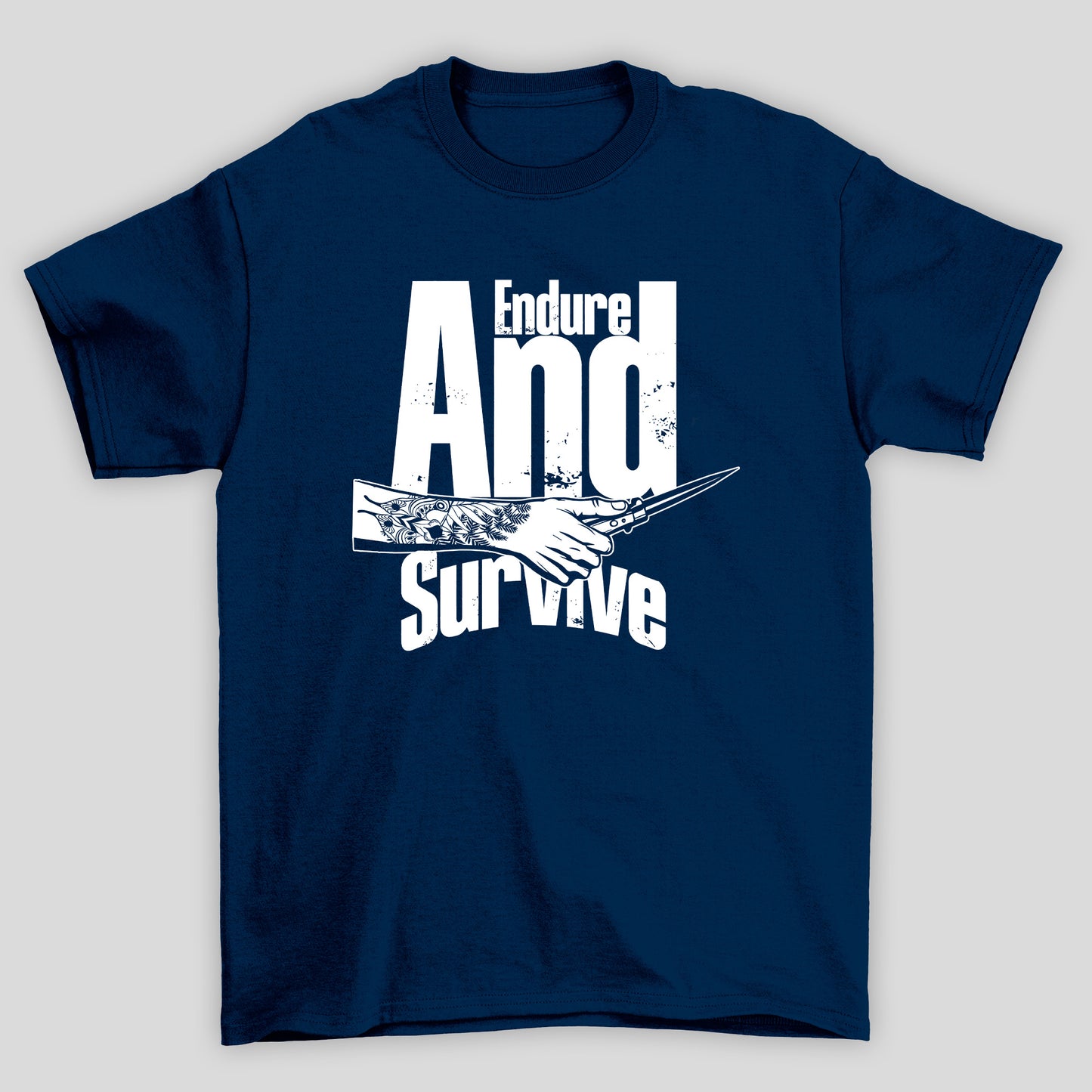 Camiseta Básica Unissex The Last Of Us Endure And Survive