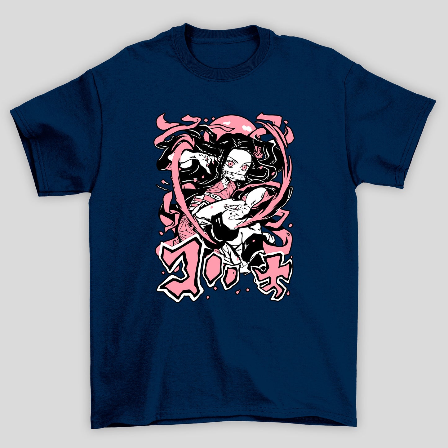 Camiseta Básica Unissex Demon Slayer Nezuko Graphic