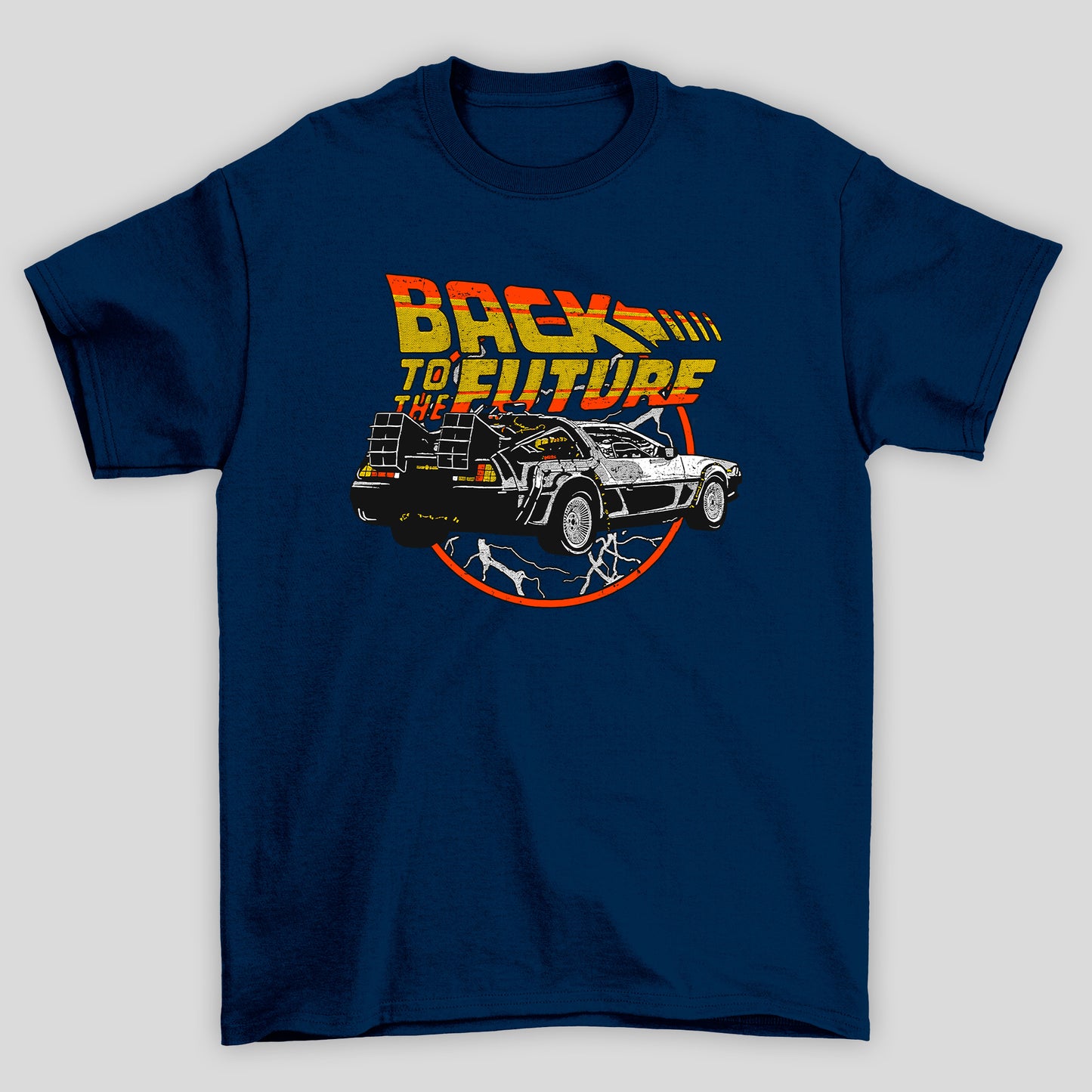 Camiseta Básica Unissex Delorean Traseira Back To Future