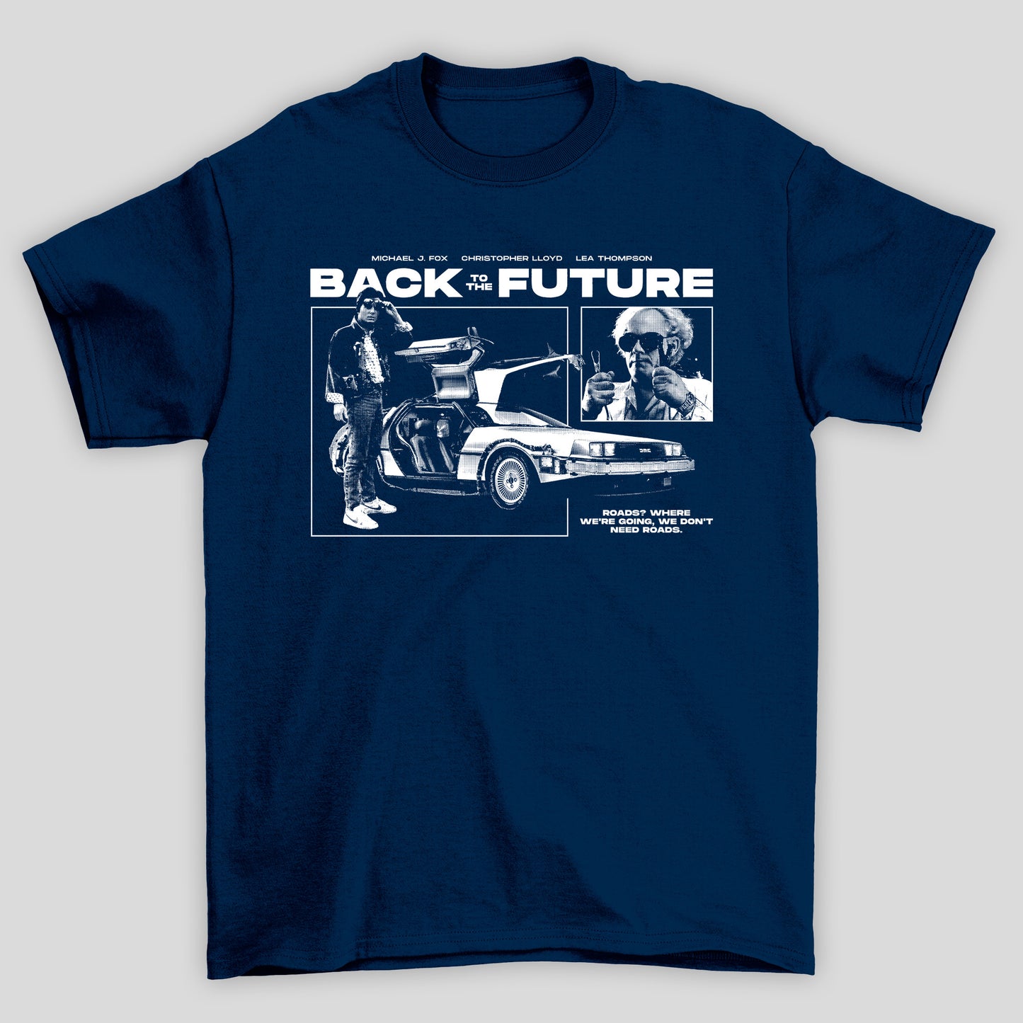 Camiseta Básica Unissex Delorean Mcfly Dr Brown Back To Future