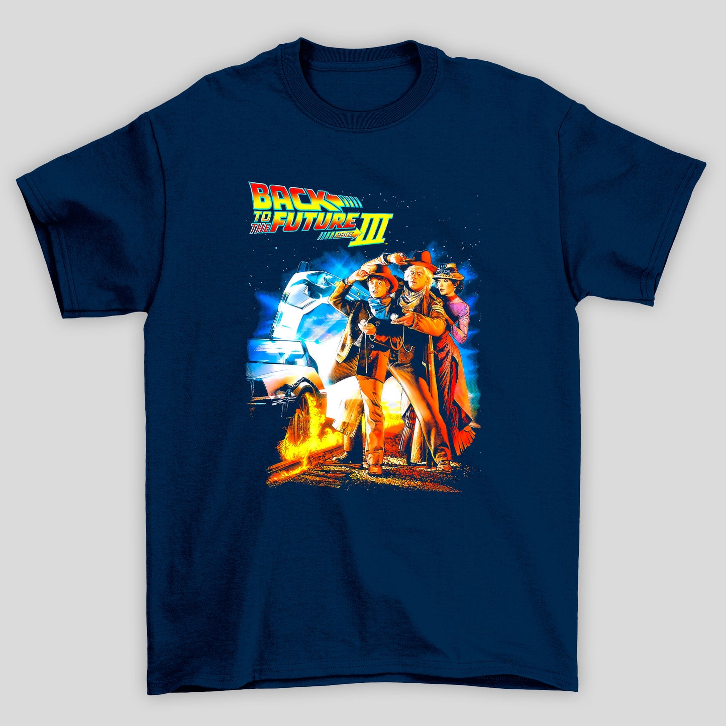 Camiseta Básica Unissex Personagens 3 Back To Future