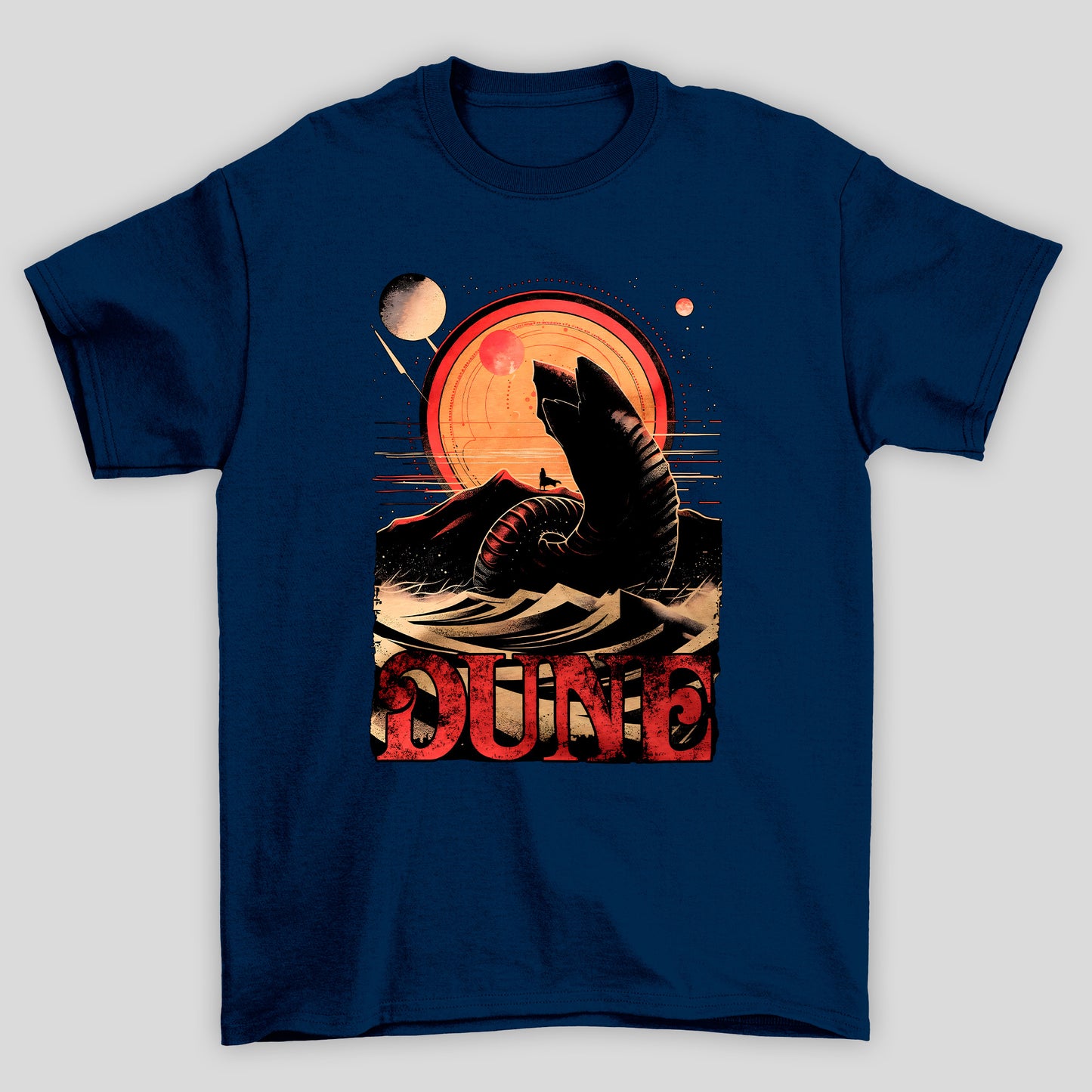Camiseta Básica Unissex Duna Verme Silhueta