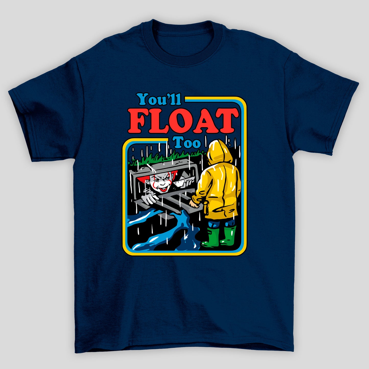 Camiseta Básica Unissex Youll Float Too IT A Coisa