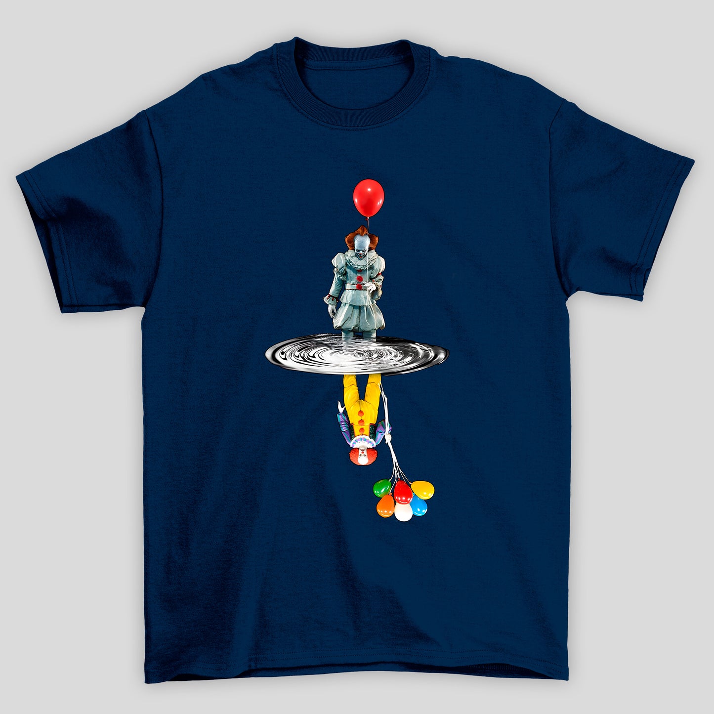 Camiseta Básica Unissex Pennywise New And Old  IT A Coisa