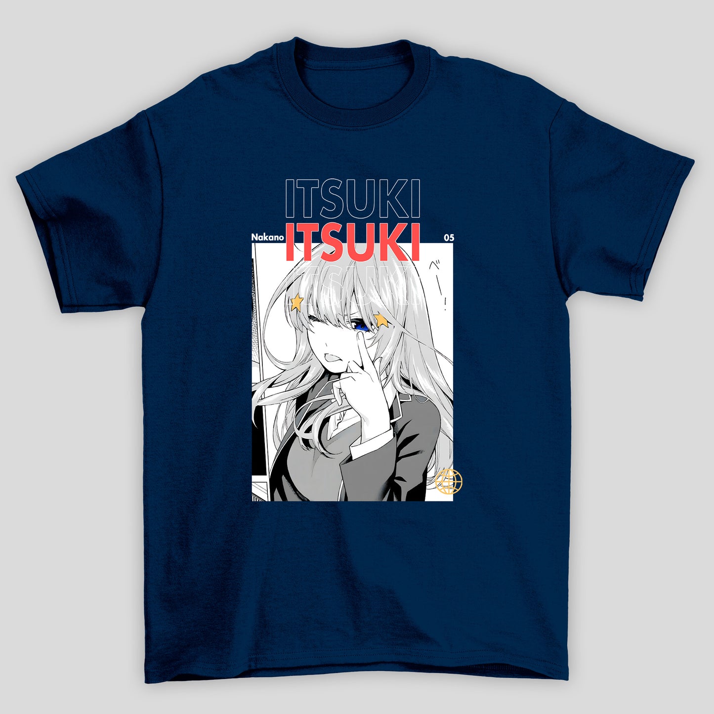 Camiseta Básica Unissex Itsuki Manga The Quintessential Quintuplets