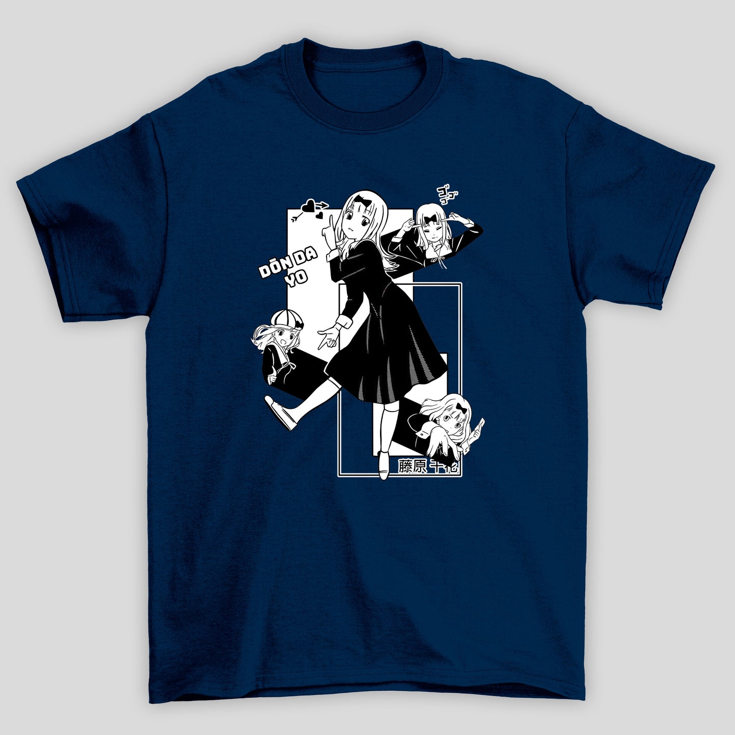 Camiseta Básica Unissex Chika Fujiwara Dancando Kaguya-sama