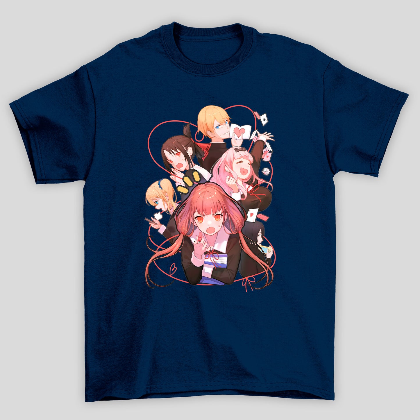 Camiseta Básica Unissex Personagens Kaguya-sama two