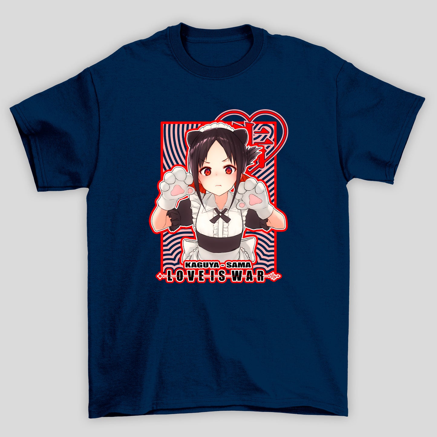 Camiseta Básica Unissex Neko Maid Love is War Kaguya-sama