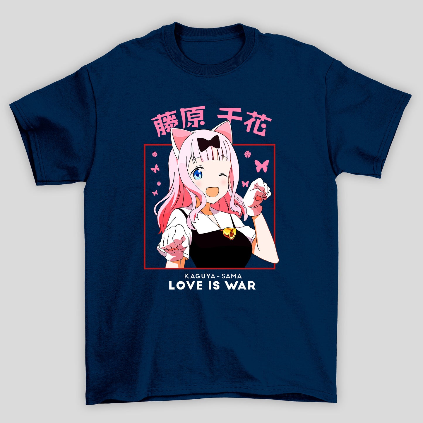 Camiseta Básica Unissex Kaguya-sama kawaii