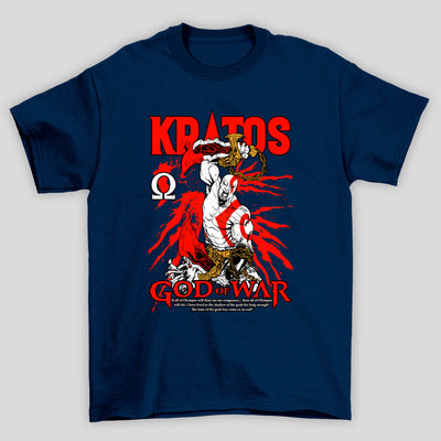 Camiseta Básica Unissex Kratos Classico Blade Os Kaos God Of War