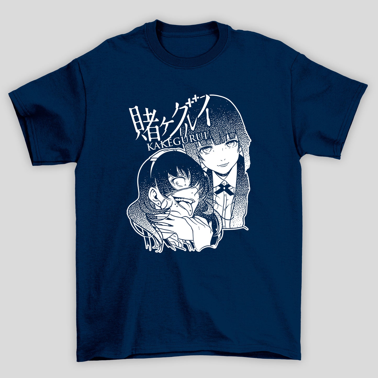Camiseta Básica Unissex Yumeko Midari Kanji Kakegurui