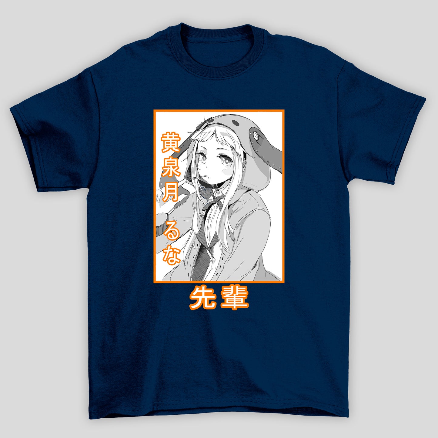 Camiseta Básica Unissex Runa Yomozuki Kanji Kakegurui