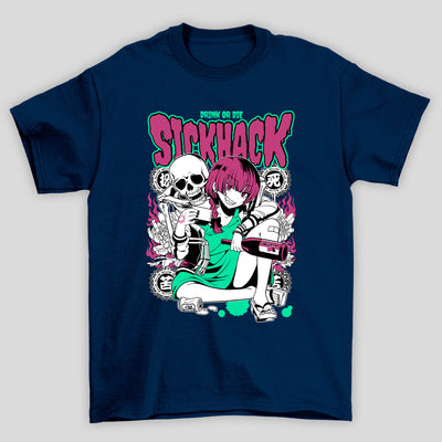 Camiseta Básica Unissex Stickhack Hiroi Kikuri Bocchi The Rock