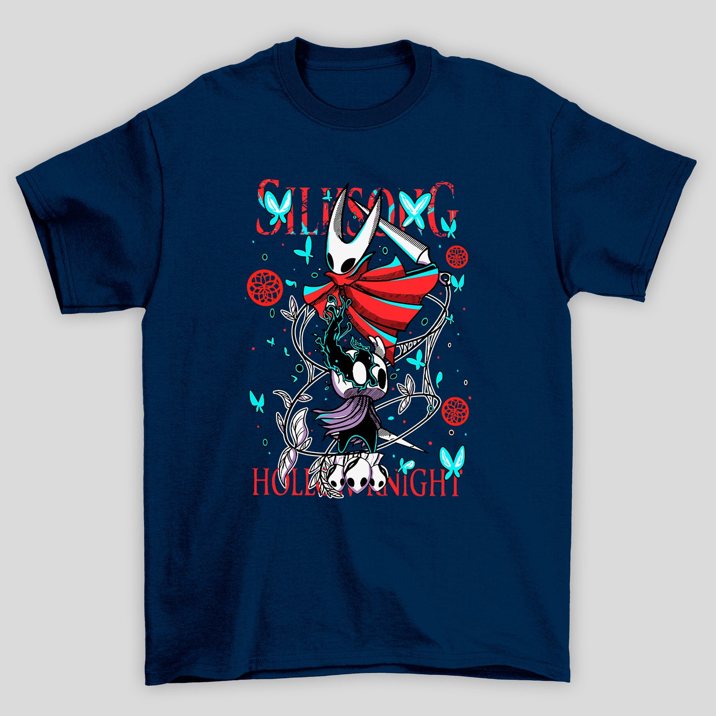 Camiseta Básica Unissex Hollow Knight Hornet Knight