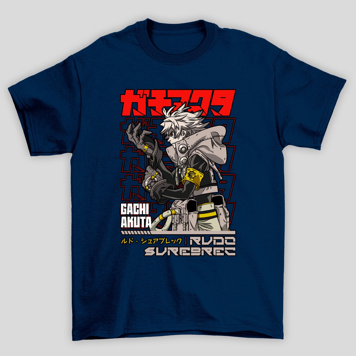 Camiseta Básica Unissex Rudo Sureberec Kanji Gachiakuta
