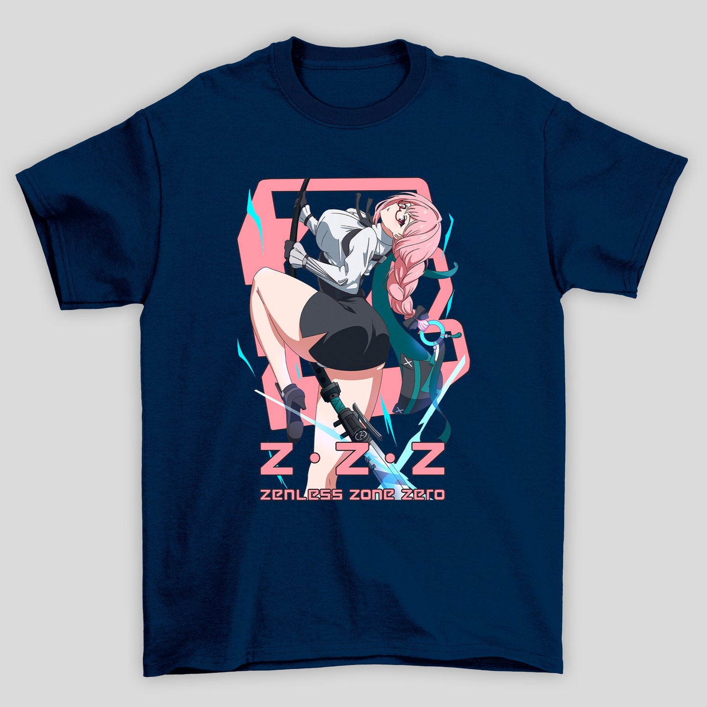 Camiseta Básica Unissex Zenless Zone Zero Tsukishiro Yanagi