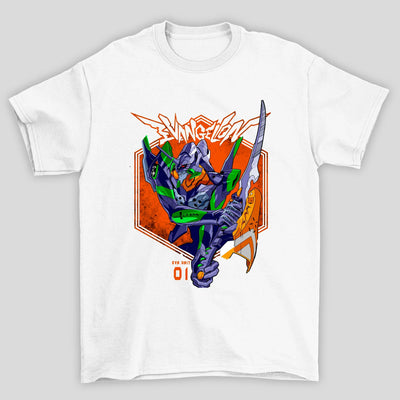 Camiseta Básica Unissex Neon Genesis Evangelion Eva 01