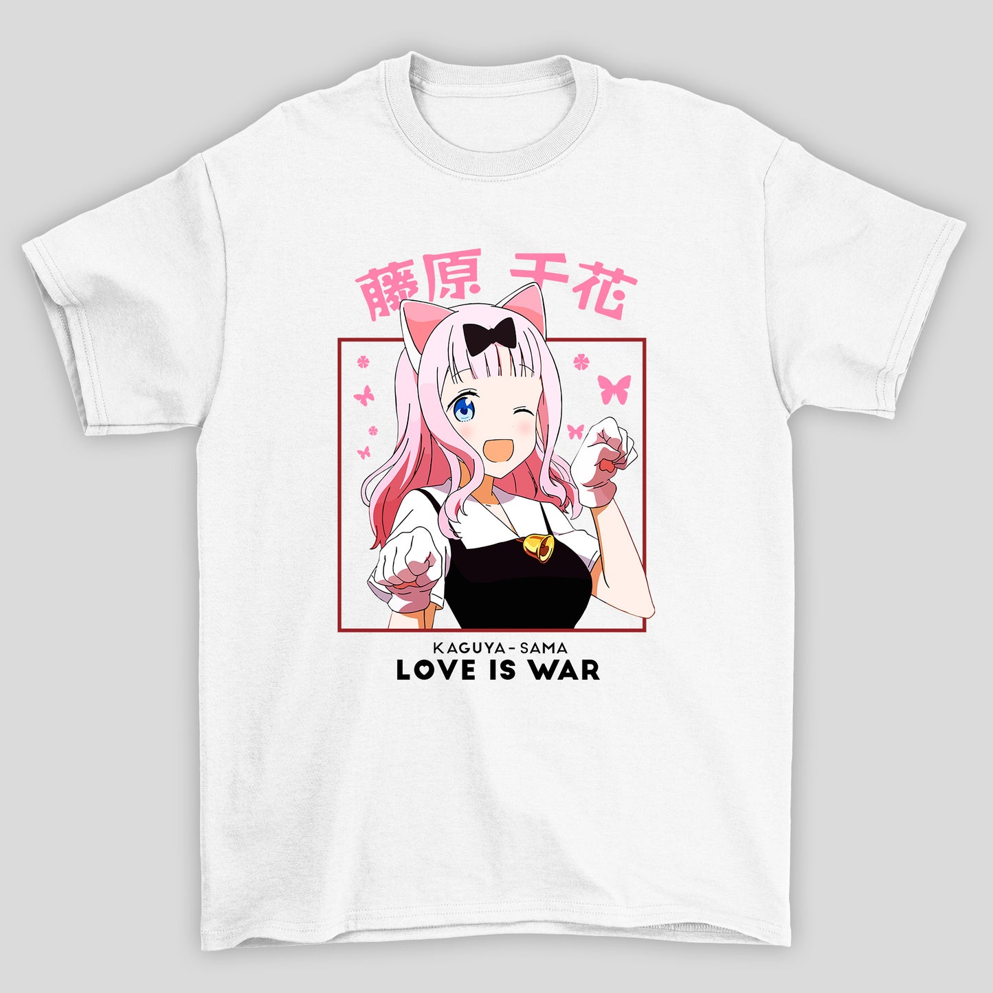 Camiseta Básica Unissex Kaguya-sama kawaii