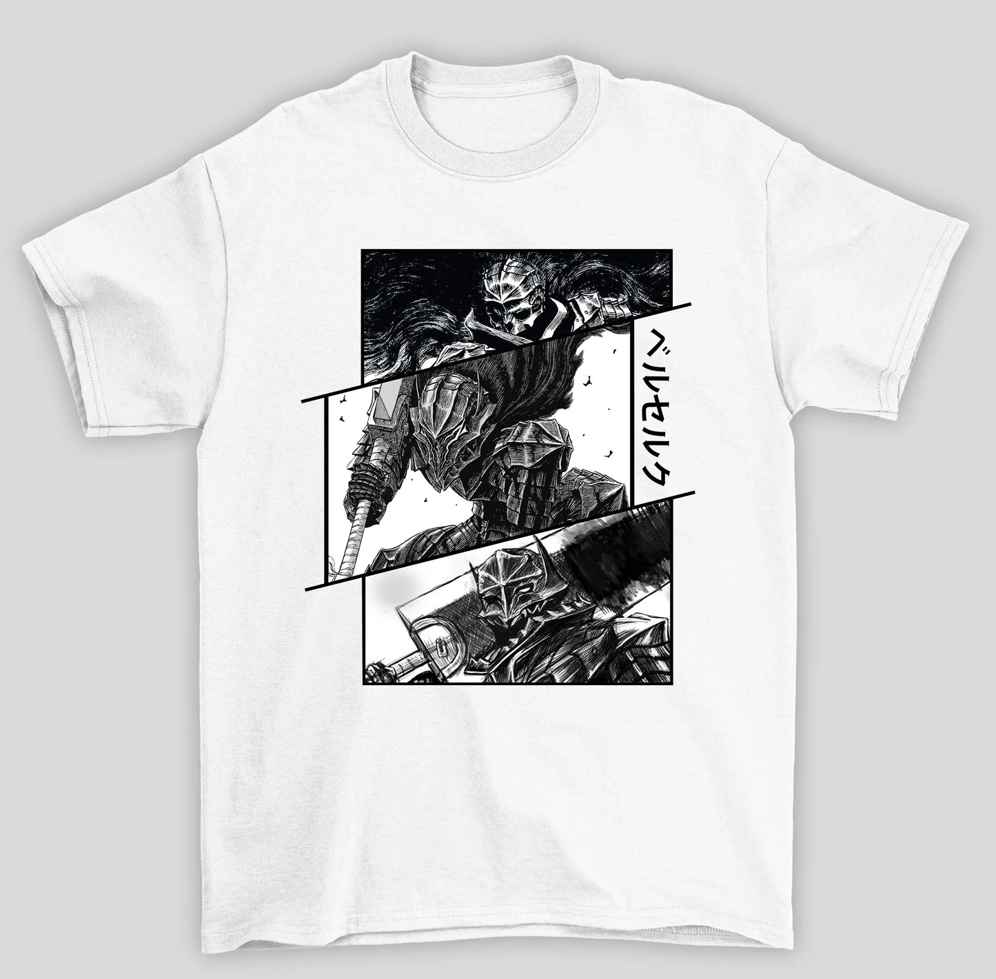 Camiseta Básica Unissex Berserk Anime