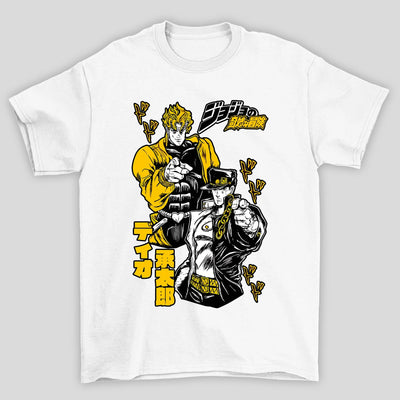 Camiseta Básica Unissex Anime Jojo Bizarre Adventure