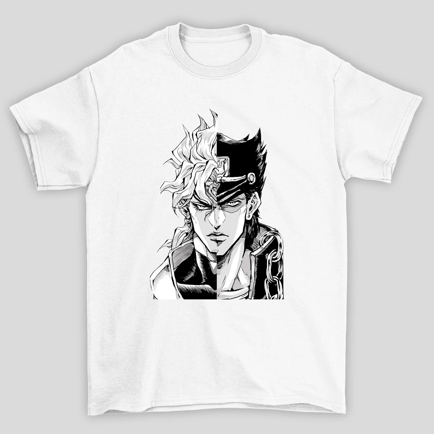 Camiseta Básica Unissex Anime Jojo's Bizarre Adventure Dio Brando Jotaro Kujo