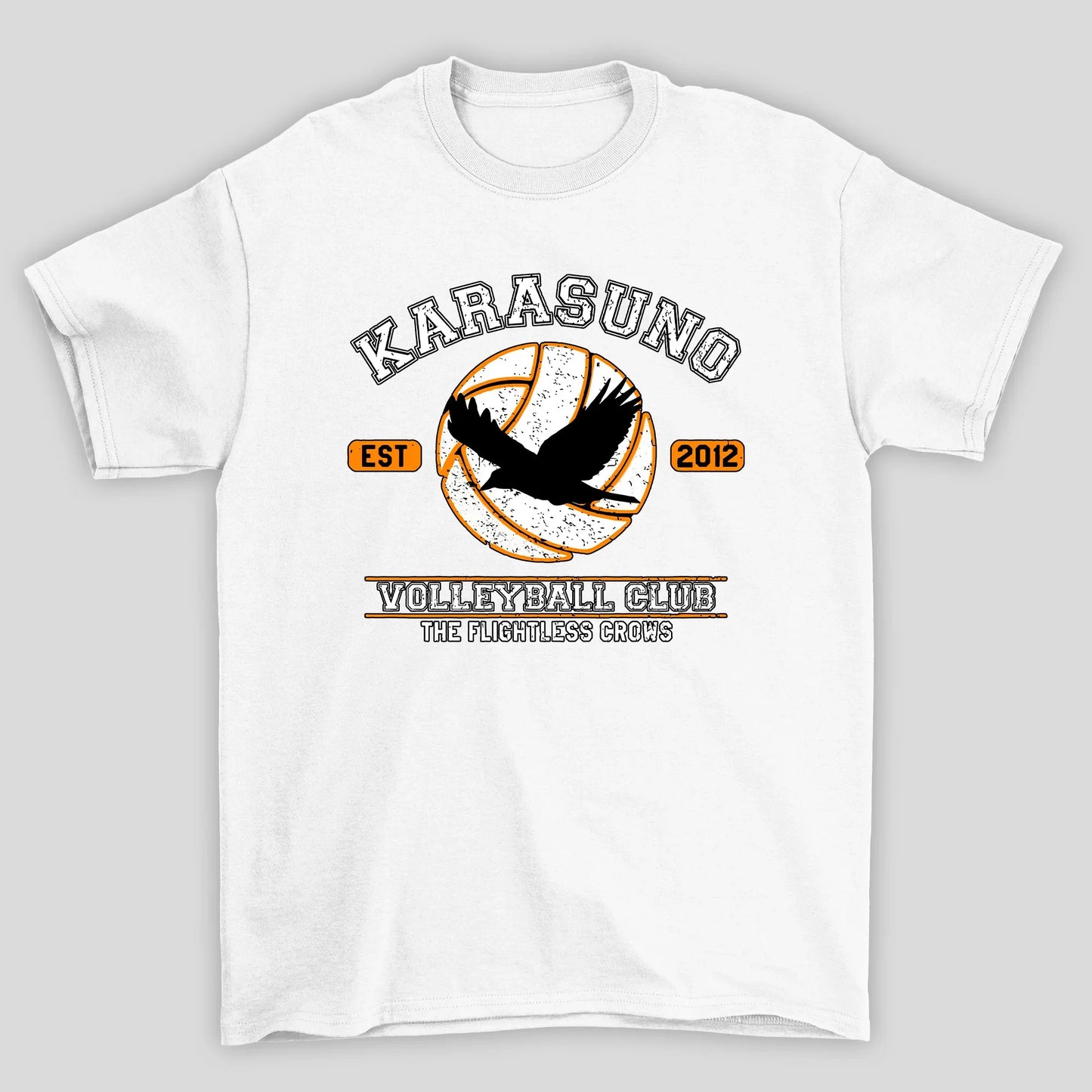 Camiseta Básica Unissex Anime Haikyu!! The Flightless Crows