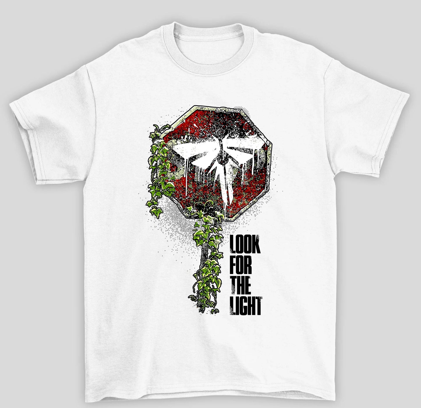 Camiseta Básica Unissex The Last Of Us Look For The Light