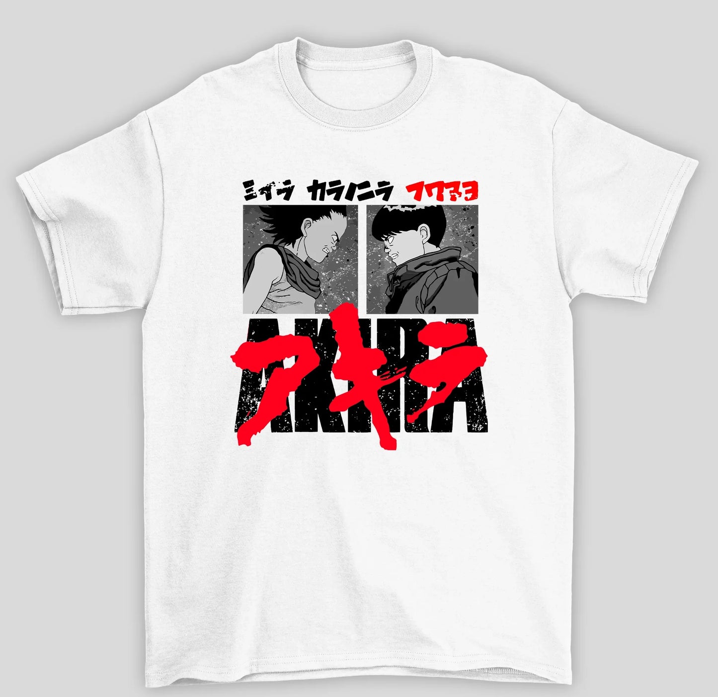 Camiseta Básica Unissex Akira Rivals- branco