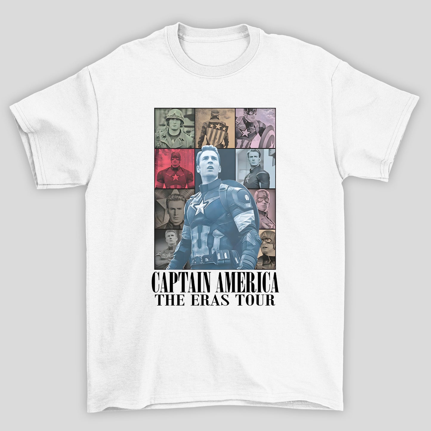 Camiseta Básica Unissex Capitão América The Eras Tour