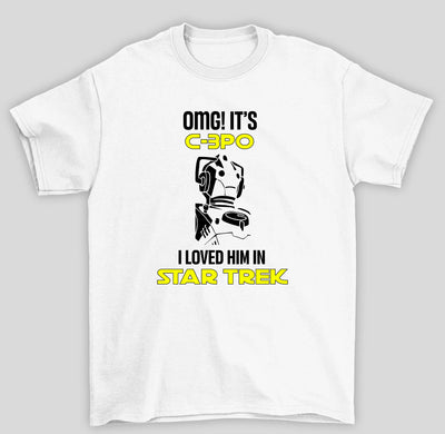 Camiseta Básica Unissex Star Trek C3PO Robo Dr Who