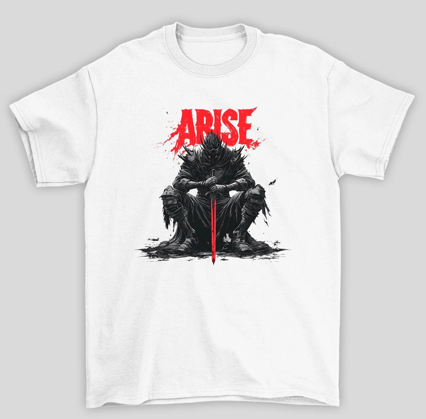 Camiseta Básica Unissex Solo Leveling Arise Cavaleiro