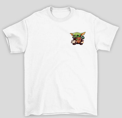 Camiseta Básica Unissex The Mandalorian Baby Yoda Cute Motinha
