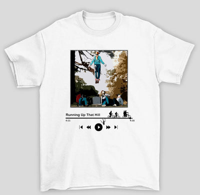 Camiseta Básica Unissex Stranger Things Running Up