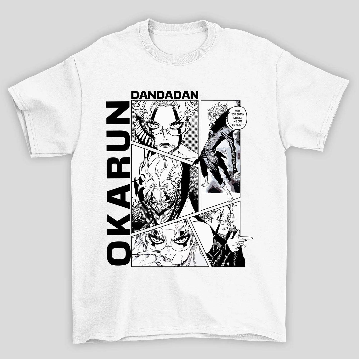 Camiseta Básica Unissex Dandadan Manga