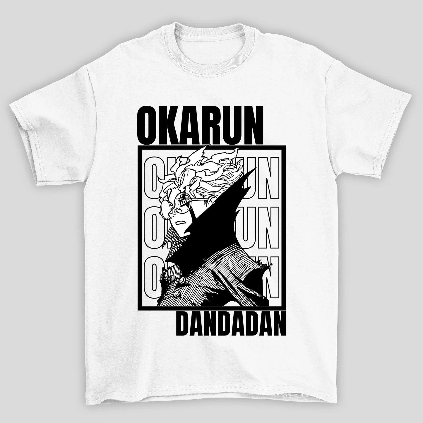 Camiseta Básica Unissex Dandadan Demon Oculos