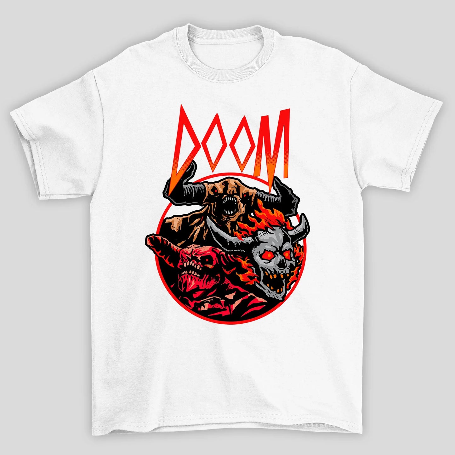 Camiseta Básica Unissex Doom Demons
