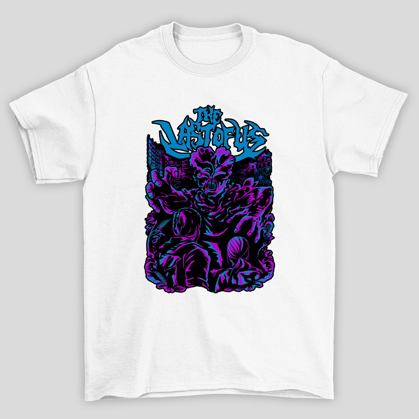 Camiseta Básica Unissex The Last Of Us Ellie Joel Zumbi