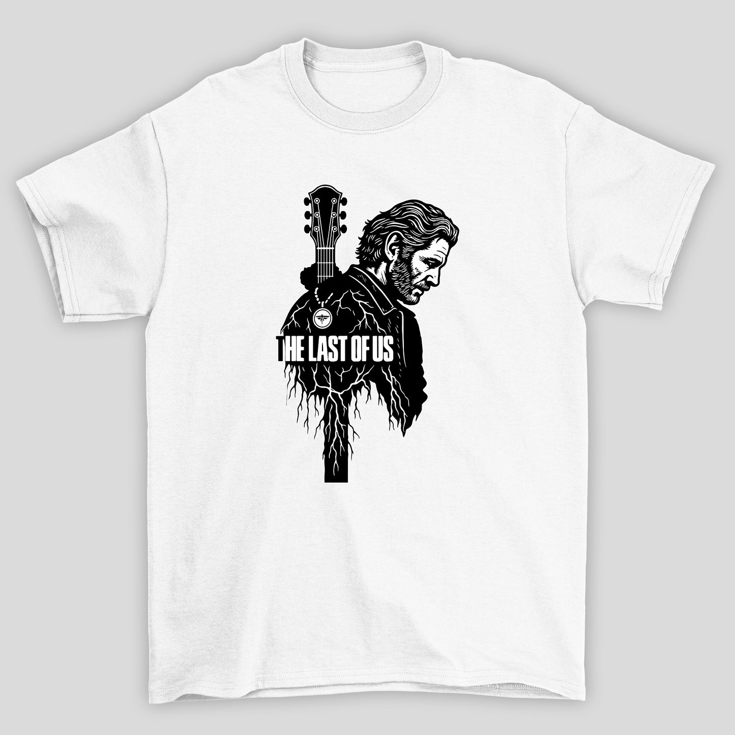 Camiseta Básica Unissex The Last Of Us Joel Violão