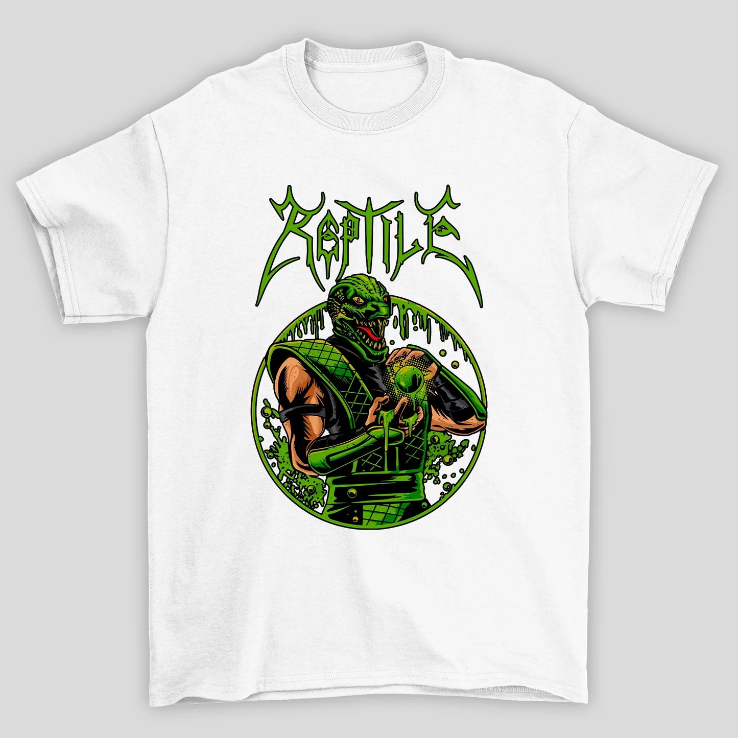 Camiseta Básica Unissex Mortal Kombat Ninja Reptile