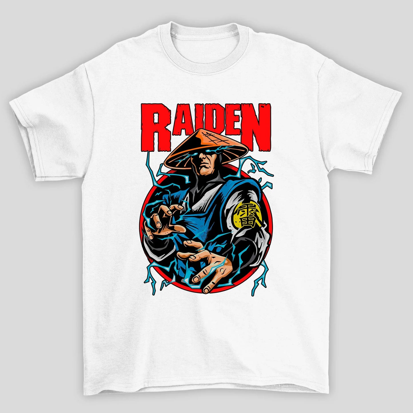 Camiseta Básica Unissex Mortal Kombat Raiden