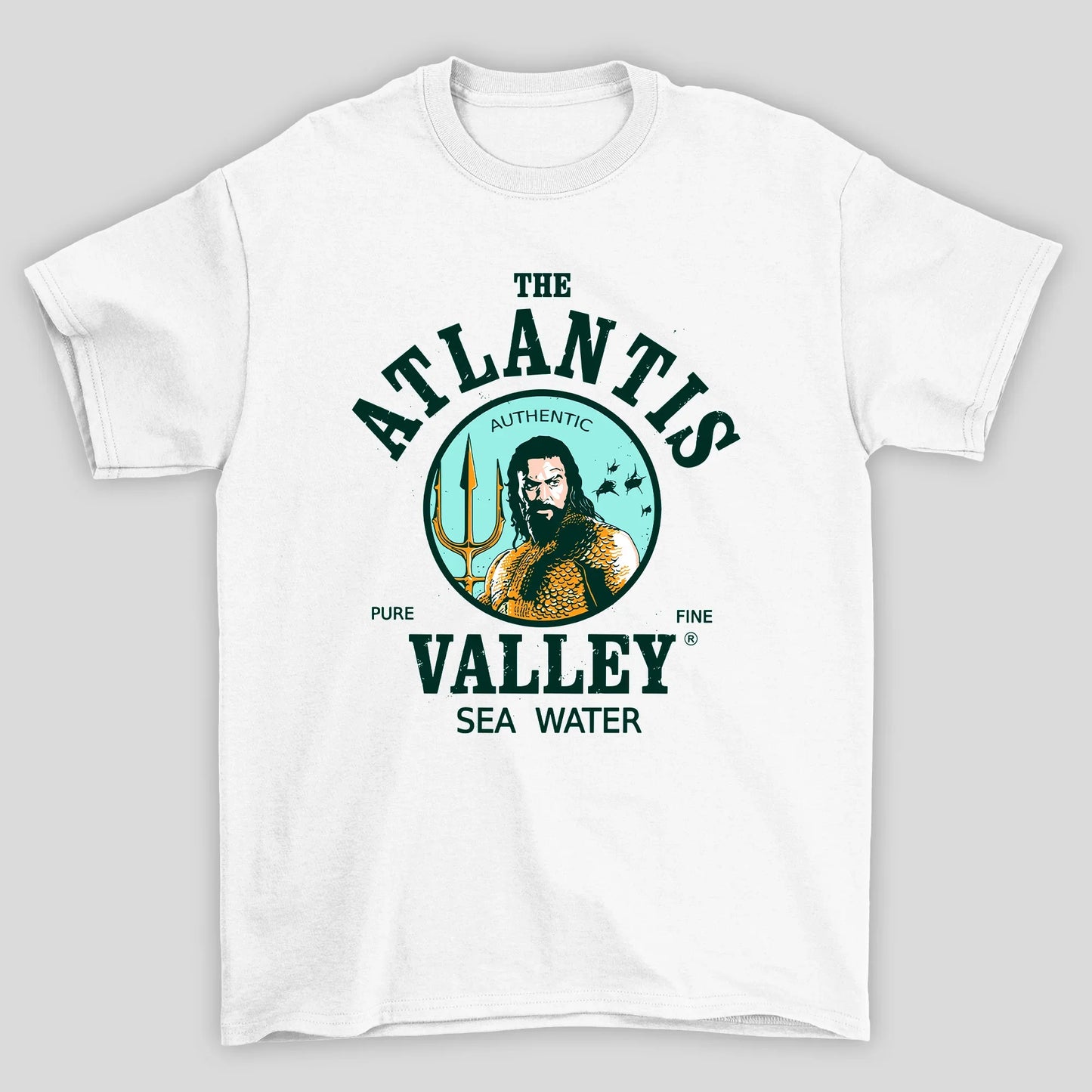 Camiseta Básica Unissex Atlantis Valley Aquaman