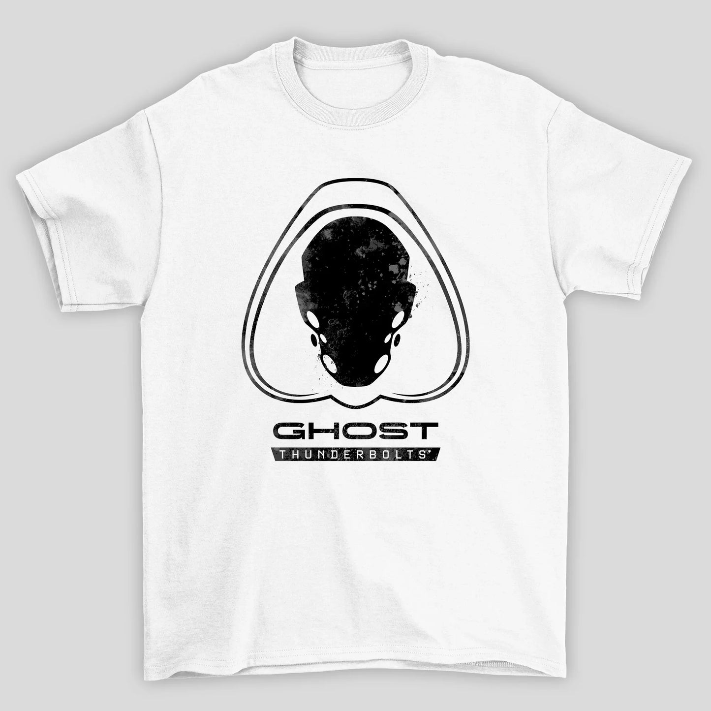 Camiseta Básica Unissex Thunderbolts Logo Ghost
