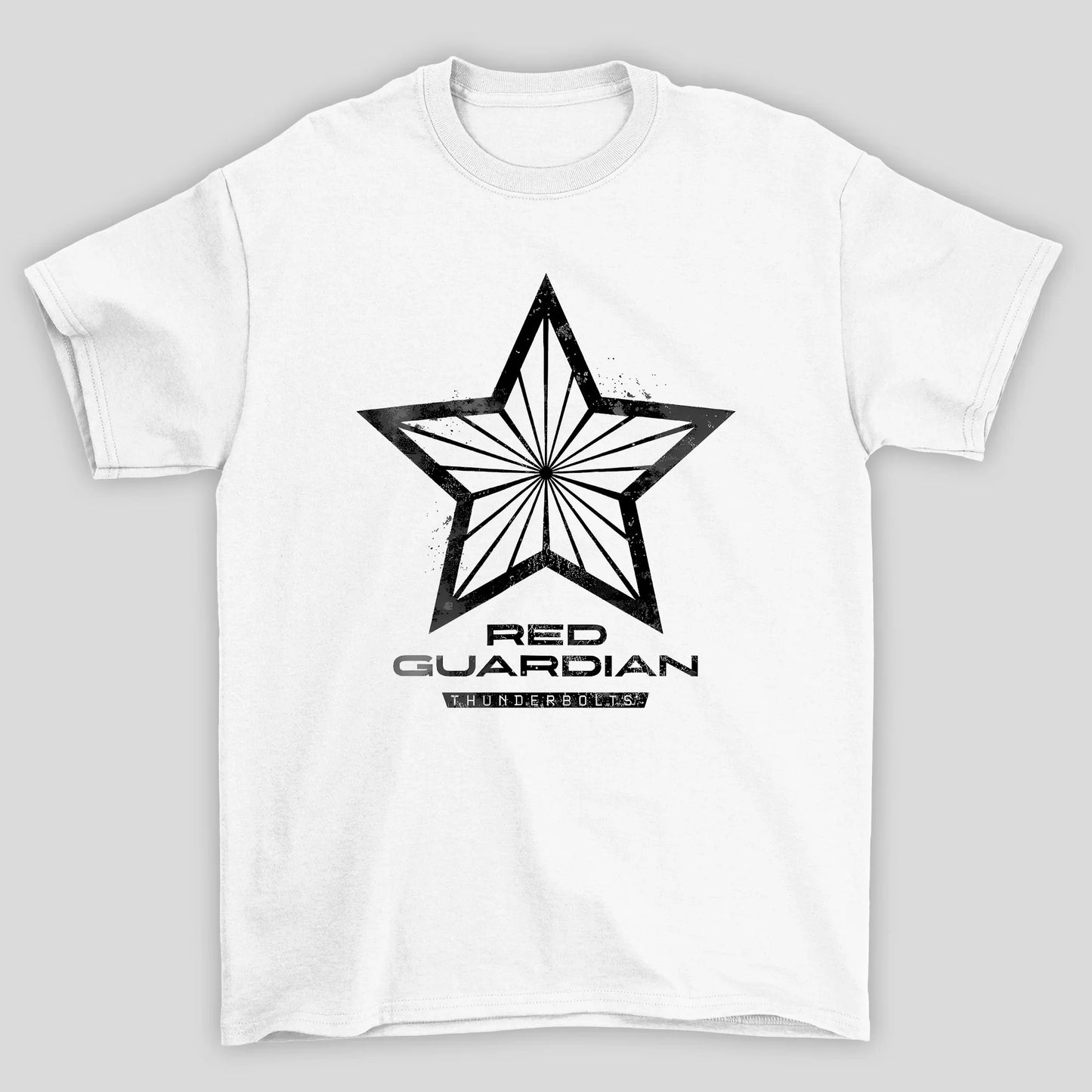 Camiseta Básica Unissex Thunderbolts Logo Red Guardian