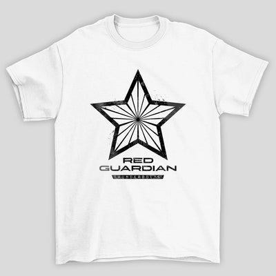 Camiseta Básica Unissex Thunderbolts Logo Red Guardian