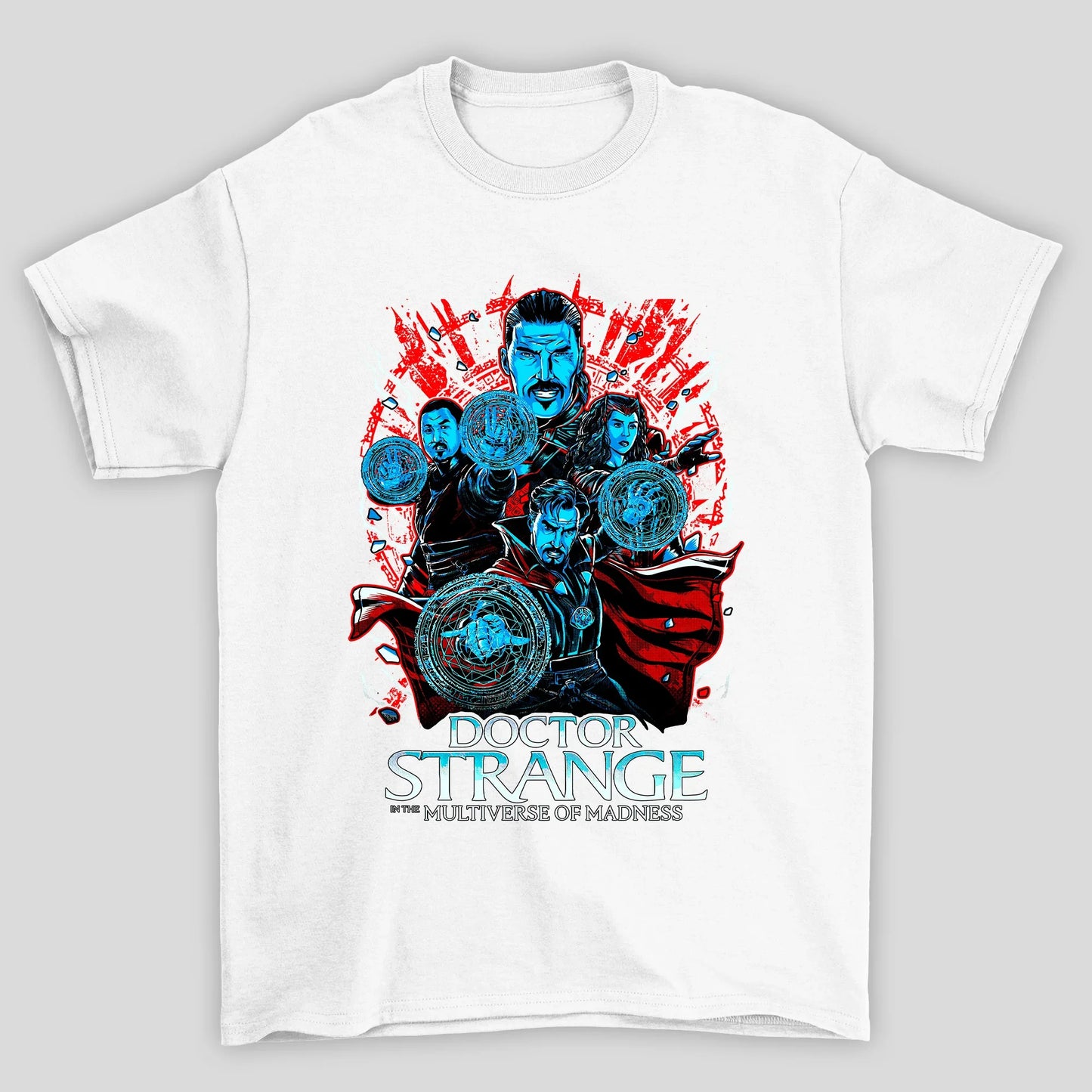 Camiseta Básica Unissex Dr Strange Multiverse Of Madness
