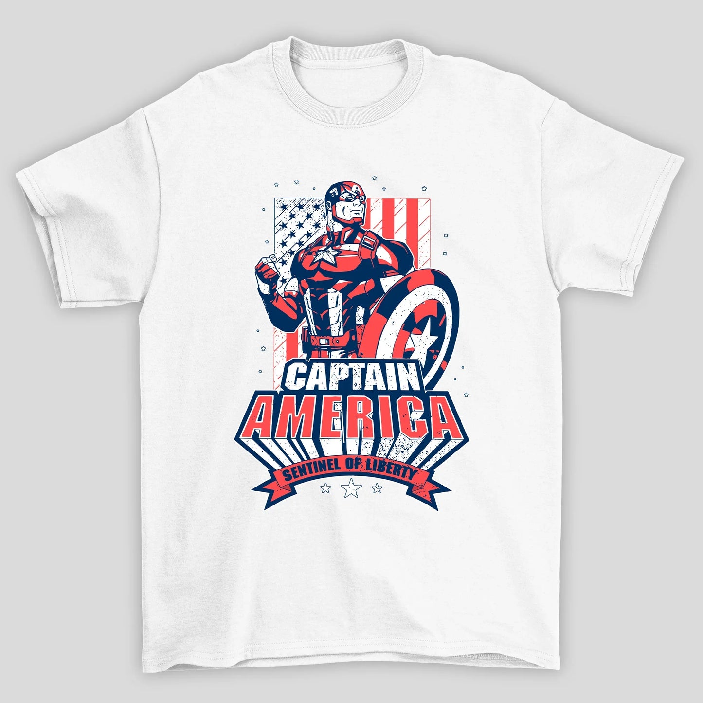 Camiseta Básica Unissex Sentinel Of Liberty Capitao America