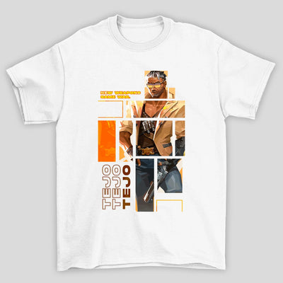 Camiseta Básica Unissex Tejo Quadrados Valorant